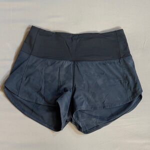 Lululemon Athletica Dark Gray High Rise Athletic Speed Up Shorts